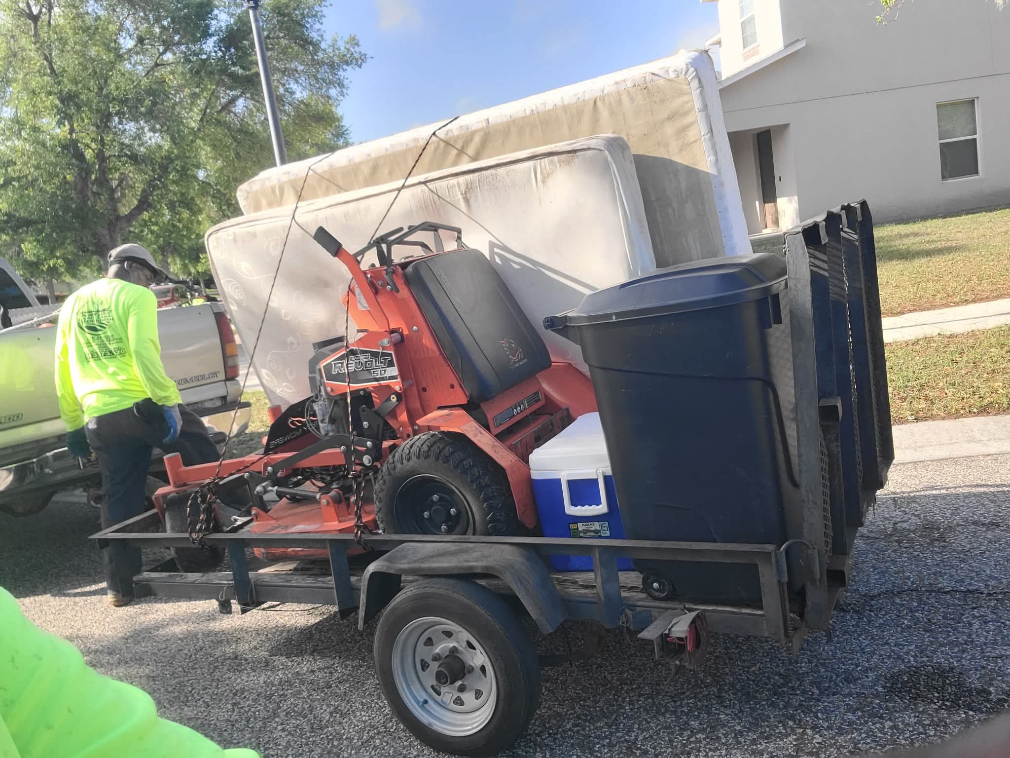 Karlos property maintenance equipment ready for work